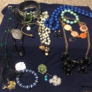 Bundle of costume jewelry